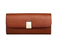 BGFYUSF Vintage Original Handmade Long Wallet Vegetable Tanned Leather Large Capacity Card Holder Clutch，E-19 * 9 * 3m