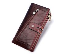 BGFYUSF Women Wallet Leather Wallet Card Holder Female Long Purse Phone Pocket Large Capacity Clutch Wallets，A-19 * 10cm