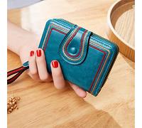 BGFYUSF Women Wallet Oil Wax Leather Hasp Wallet Female Purses Lady Purse Clutch Bag Wallet，A-9.5 cm