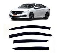 BGGTYRSD Side Window Visor Sun Deflector Rain Guard Vent Shade Fits Honda Civic 2016-2021
