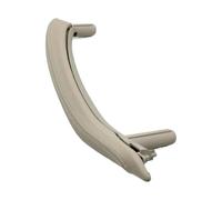 BGHGCVAOK Interior Door Handle Kit Passenger Inteior Door Handle with Outer Leather Cover Assembly Left Right for BMW X5 X6 F15 F16 2014-2018(Creamy,Right)