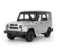 BGHSCA 1/18 Scale Toy Car Compatible for Waz Hunter Off-road Model Vehicle, Diecast Pull Back Model Toy Vehicles with Sound and Light, Collectible Model Car Toy for Kids Birthday Gift silver