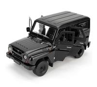 BGHSCA 1/18 Scale Toy Car Compatible for Waz Hunter Off-road Model Vehicle, Diecast Pull Back Model Toy Vehicles with Sound and Light, Collectible Model Car Toy for Kids Birthday Gift black