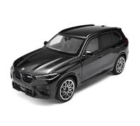 BGHSCA 1/24 Diecast Model Car Compatible for BMW X5M SUV, Collectible Zinc Alloy Toy Car with Lights and Sounds, Pull Back Vehicles Toy Model for Adults Kids Birthday Gifts Decoration (Black)