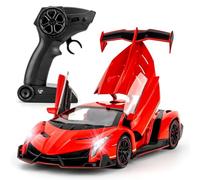 BGHSCA 1:24 Lamborghini Veneno Remote Control Car Model, 2.4GHz Diecast Drift Racing Toy Car with 25M controllable range for Adults Kids Boys Girls, Collectible Christmas Birthday Gifts（red）