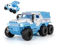 BGHSCA 1/32 Conqueror Armored Car Model，Diecast Off Road Model Vehicle with Sound and Light, Collectible Pull Back Toy Car for Adult Kids Boys Girls Birthday Gift Bue
