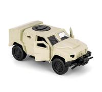 BGHSCA 1:36 JLTV Armored Diecast Car Models, Collectible Pull Back Beige Military Vehicle Toy Car for Kids Adults Gift