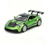 BGHSCA 1/36 Porsche 911 GT3 RS Car Models, Collectible Diecast Pull Back Vehicles Toy Car, Birthday Gifts for Boys Girls (Green)