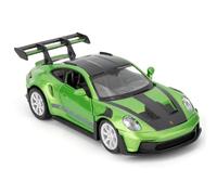 BGHSCA 1/36 Scale Porsche 911 GT3 RS Car Models, Collectible Diecast Pull Back Vehicles Porsche 911 GT3 RS Toy Car Gifts for Boys Girls (Green)
