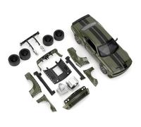 BGHSCA 1:36 Take Apart Assembled Car Model for 2022 Dodge Challenger SRT Hellcat Diecast Toy, DIY Zinc Alloy Vehicle Toy Kit Educational Building Blocks Toys Birthday Gift for Children (Green)