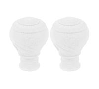 BGHYJKOL Curtain Pole Ends 2 Pcs Curtain Rod Head Final