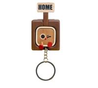 BGHYJKOL Key Hanger Magnetic Wooden Key Holder Wall Mount Organizer Hook with Wood and Magnet for Home Entryway(Keychain b)
