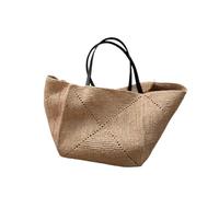 BGHYJKOL Straw Bag Oversized Large Raffia Straw Tote Bag