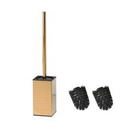 BGL 304 Stainless Steel Square Stand Toilet Brush Holder (Gold)