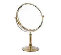 bgl Gold Bathroom Mirror, 1X & 3X Magnifying Vanity Mirror, 360 Rotating Dressing Table Mirror, Double Sided Makeup Mirror for Bath Bedroom Desk Washbasin