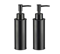 BGL Soap Dispenser 2 Pack, Free Standing Liquid Soap Dispenser, 304 Stainless Steel Hand Soap Dispensers for Kitchen & Bathroom, Black