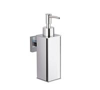 bgl Soap Dispenser Stainless Steel 304 Wall Mount Liquid and Soap Dispenser for Kitchen and Bathroom (Silver, Square)