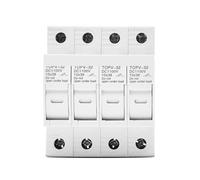 BGMCSFerG 1P 2P 3P 4P 1100V DC Fuse Holder 10 * 38mm High Voltage PV TOPV-32X Base Photovoltaic System Protection Protector gPV