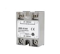 BGMCSFerG 1pcs Solid State Relay Single Phase Non-contact SSR DC to DC AC to AC DC to AC 24-380VAC 10A 25A 40A 50A 60A 80A 100A