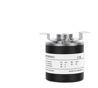 BGMCSFerG 38mm Incremental Rotary Encoder 8mm Half Hollow Shaft Photoelectric Switch 10-1024-1800-2500-3600 PPR 5-24VDC