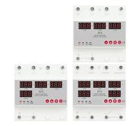 BGMCSFerG 63A 100A 3 Phase 3P+N Phase Selector Adjustable Over Under Voltage Current Protector ATS Automatic Transfer Switch Monitor Relay