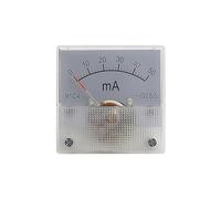 BGMCSFerG DC Milliamp Panel Meter Analog Ammeter Current Gauge 20mA 30mA 50mA 100mA 200mA 300mA 500mA 45 * 45mm