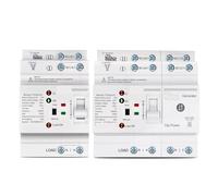 BGMCSFerG Din Rail ATS L N 220V Small Dual Power Automatic Transfer Electrical Selector Switches Uninterrupted 2P 4P 63A TOQ6