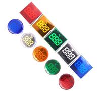 BGMCSFerG LED Voltmeter Signal Lights Digital Display Gauge Volt Voltage Meter Indicator Lamp Tester Measuring Range AC 20-500V 22mm