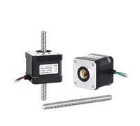 BGMCSFerG NEMA 17 non-captive T8 Linear Screw Through 42 Stepper Motor, Threaded Lifting Screw Stepping Motor 42 Motor