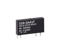 BGMCSFerG Slim Relay SSR-41FDA SSR-41FDD Solid State Relay 6a Din Rail DC Control AC DC Control DC