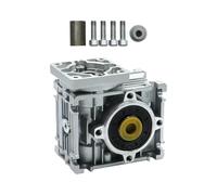 BGMCSFerG Worm Gear Reducer NMRV030 High Torque Gearbox Reducer Input 11mm Output 14mm Gear Ratio 5:1 to 80:1 2.6-24Nm for Nema23 Motor