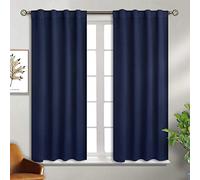 BGment Blackout Curtains - 38 x 45 inch, Navy Blue, 2 Panels, Room Darkening & Thermal Insulated for Bedroom