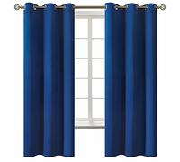 BGment Blackout Curtains for Bedroom 63 Inch Length 2 Panels Set, Room Darkening Sunlight Blocking Thermal Insulated Grommet Window Drapes, Each Panel 42 Inch Wide, Royal Blue