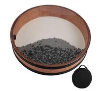 BGMUSER Ocean Drum 12 inch with Goatskin Drumhead,Steel&Plastic Wave Bead,Bag, Sound Healing Instrument for Yoga Meditation Relaxation