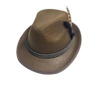 BgnEhRfL hat,cap, Fedora Unisex Jazz Feather Felt Hat Costume Cosplay Cap For Tuxedo,Party,Magician,Cosplay(Color 3)