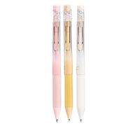 BgnEhRfL pens,gel Pens， Gel Pens Students use Quick-Drying Press Pen high-Value Black Test Special(B)