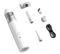 Bgnie Vacuum Cleaner, bgnie 3 in 1 Vacuum Cleaner Handheld, with 13000PA Strong Suction, with Charger and Filters, Large Capacity Dust Cup,Powerful Suction, Perfect for Home & Car (white)