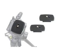 BGNing 2 Pack Quick Release Plate QR Plate Compatible with Tripod Velbon CX-444 CX-888 CX-460 CX-460mini CX-470 CX-570 CX-690 DF-50, Sony VCT-D580RM VCT-D680RM VCT-R640