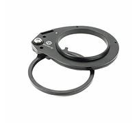 BGNing M67 Thread 67mm Red Swing Macro Lens Flip Adapter Mount Clamp Diving Filter for DSLR Underwater Waterproof Housings Case (Black)