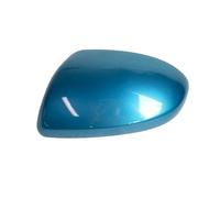 BGRVCKS For Mazda 2 For Demio 2007 2008 2009 2010 2011 2012 2013 2014 Hatchback Rearview Decoration Mirror Cover Housing Lid Case Car Wing Mirror Cover(Left Bl+ue)