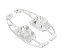 BGRVCKS Paddle Shifter for VW for Golf for Jetta MK5 for P&assat for Polo for Sharan for Tiguan Steering Wheel Paddle Extension Shift(Silver)