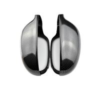 BGRVCKS Rearview Mirror Covers Rear View Mirror Cover For VW For Golf For Jetta MK5 For P&assat(Carbon fiber)