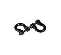 BGRVCKS Tow Hook Cover Bumper D-ring Tow Hook Trailer Shackle For 1/10 RC Crawler Car TRX4 TRX6 Axial SCX10 90046 Parts Eye Hook Cover(Black)