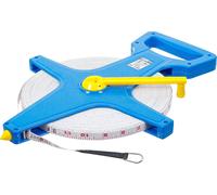 BGS 100m Tape Measure technic 2160 - Fibreglass Measuring Tape 12mm Wide, Dua...
