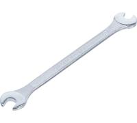 BGS 1184-6x7 | Double Open End Spanner | 6 x 7 mm | Chrome vanadium steel, hexagonal output profile, warm forged, chrome-plated, heads polished to a high shine