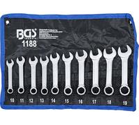 BGS 1188 | Combination Spanner Set | extra short | 10 - 19 mm | 10 pcs.