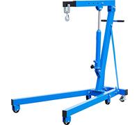 BGS 11998 | Engine Crane | 1000 kg | Foldable, hand lever pump, telescopic crane boom 4-way adjustable, safety load hook, 4 wheels, 2 load castors
