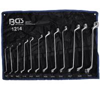 BGS 1214 Double Ring Spanner Set Offset SW 6 x 7 - 30 x 32 mm 12 Pieces
