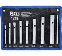 BGS 1218 | Box Spanner Set | 6 x 7 - 20 x 22 mm | 9 pcs.