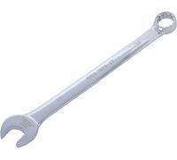 BGS 1229-27 | Combination Spanner | extra long | 27 mm | Length 355 mm, chrome vanadium steel, high-gloss chrome-plated, ring end 15° angled, ring side twelve-sided, cold forged